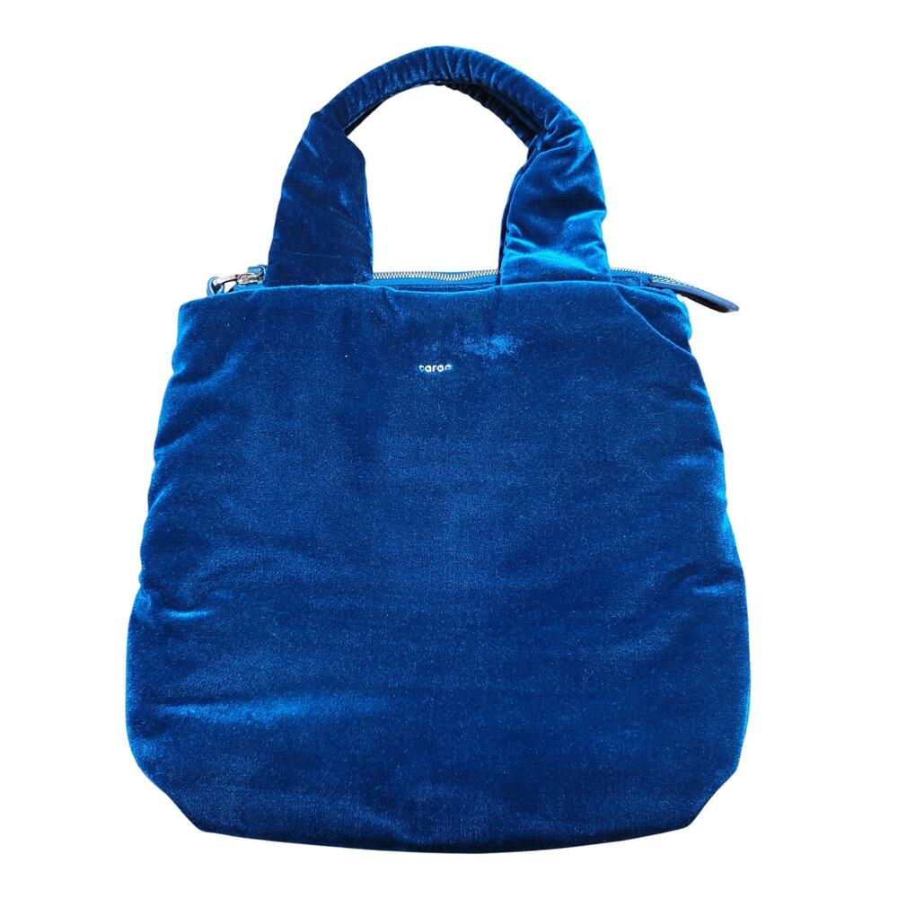 Caraa Blue Velvet Purse
